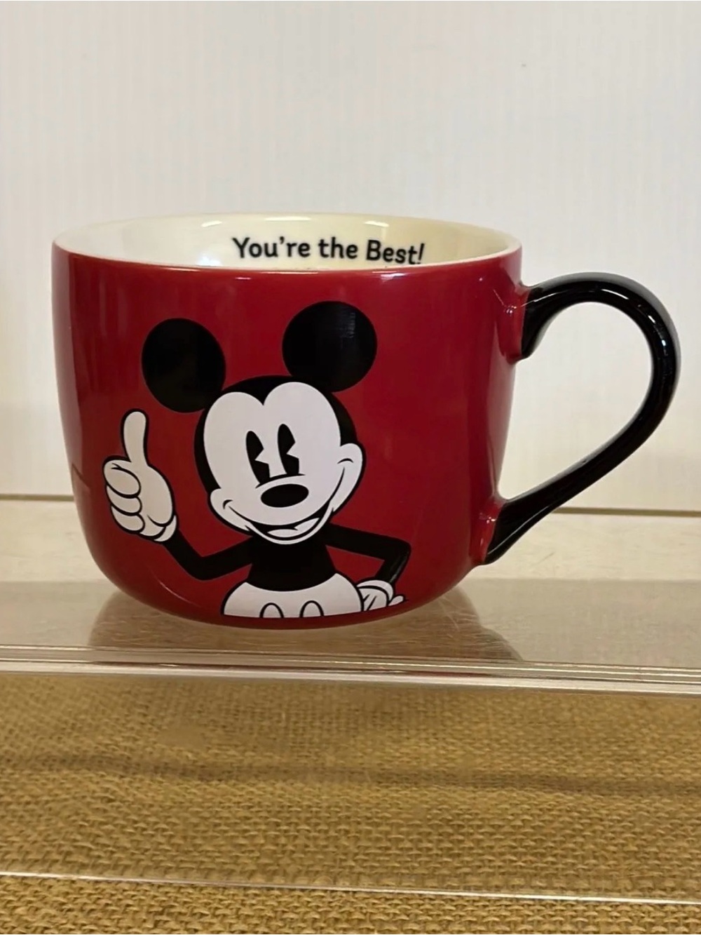 Mickey Mouse Red You’re the Best • Disney Target 2018 Porcelain Mug